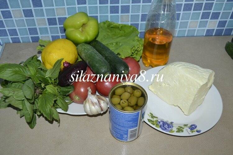 77afe0781dd6040a5594ec67e161a5b6 Грецький салат з бринзою: класичний рецепт
