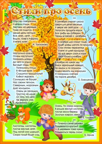 93a847677b692d1859f750ee6f466ab2 Вірші про осінь для дітей: збірник коротких і гарних віршів для заучування