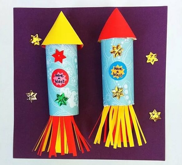 9802fc2a2f3dab4a3d38091b7a446789 Ракета з паперу та картону для дітей: як зробити своїми руками саморобку ракету