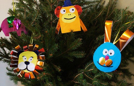 d4686fb4e464f76cff67e6d10607ec90 Як зробити новорічні іграшки на ялинку з паперу і підручних засобів? Кращі ідеї для дітей
