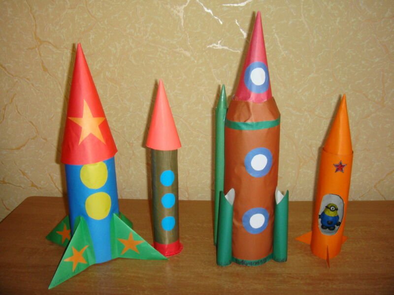 f508872ccfcdee0f694e6cca6695428f Ракета з паперу та картону для дітей: як зробити своїми руками саморобку ракету