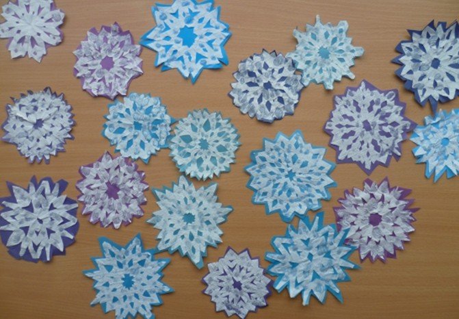 fa2fe9964af6b5982521232773e6ef60 Як зробити сніжинки з паперу легко і красиво на Новий рік? (шаблони для вирізання)