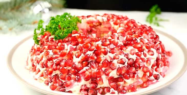 salat granatovyjj braslet   klassicheskie recepty ochen vkusnogo salata50 Салат  Гранатовий браслет — класичні рецепти дуже смачного салату