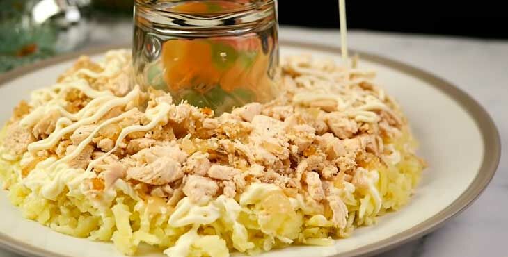 salat granatovyjj braslet   klassicheskie recepty ochen vkusnogo salata60 Салат  Гранатовий браслет — класичні рецепти дуже смачного салату