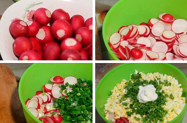 salaty s dobavleniem rediski: 10 receptov6 Салати з додаванням редиски: 10 рецептів