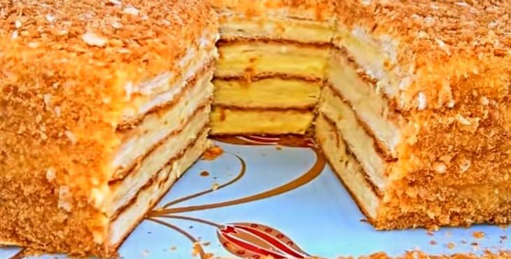 tort napoleon iz gotovogo sloenogo testa   legkie i bystrye recepty16 Торт Наполеон з готового листкового тіста легкі і швидкі рецепти