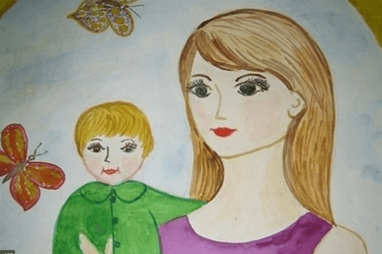 detskie risunki na den materi: vyrazhaem svoyu lyubov k mame na bumage181 Дитячі малюнки на день матері: виражаємо свою любов до мами на папері