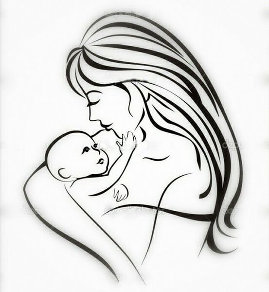 detskie risunki na den materi: vyrazhaem svoyu lyubov k mame na bumage182 Дитячі малюнки на день матері: виражаємо свою любов до мами на папері