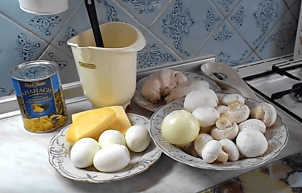 salaty s gribami po ochen vkusnym receptam29 Салати із грибами дуже смачними рецептами