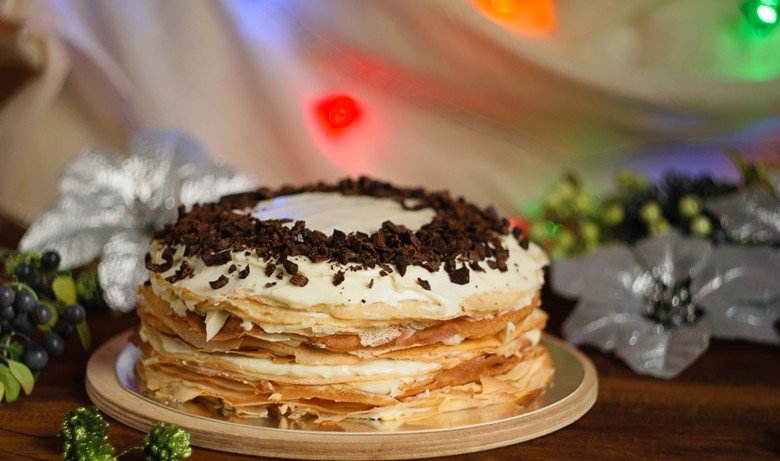 d3bab3c6838cc7f50af3d0445282a6a5 Млинцевий торт в домашніх умовах — рецепти тортів з млинців