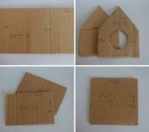 a5e1ddcfb4f3cee6dd35a396c3ebf088 Шпаківня з картону: як зробити своїми руками справжній і декоративний, шаблони