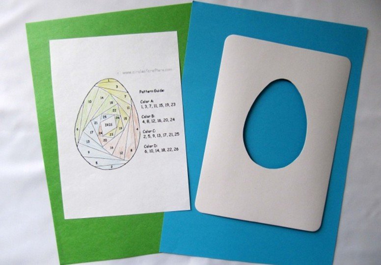 30f5c778a4fc240ba45deac1541ccfe2 Красиві листівки на Великдень з паперу з шаблонами для дітей