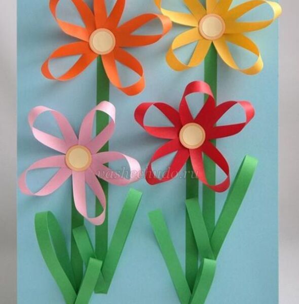 585e3c7f88b74b6ef5d7da55ee54b2c0 Квіти з паперу — схеми і шаблони для створення паперових квітів