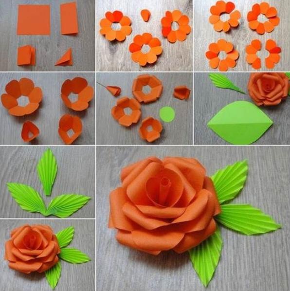 8583723acf92d9403e80f9cf4e040ca4 Квіти з паперу — схеми і шаблони для створення паперових квітів