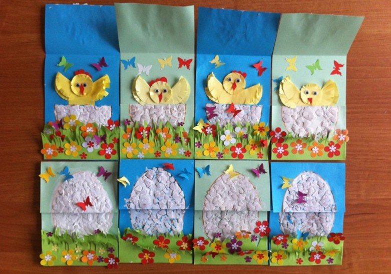 e1a2b32c56f0377b76c2e1417f269f4a Красиві листівки на Великдень з паперу з шаблонами для дітей