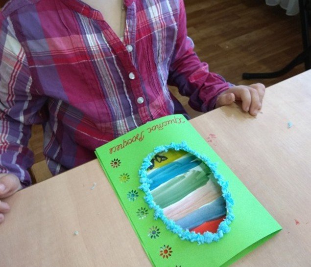 ea51d29b42397af939bc8cf13a50cfc2 Красиві листівки на Великдень з паперу з шаблонами для дітей