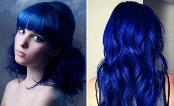 4f7dfdde4b0bee722193f8940efbf525 Сині волосся у дівчат. Фото каре, коротка стрижка, середньої довжини на темні, русяве, світле волосся