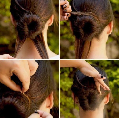 9f789bbb5718f41e84e9c392adf88b34 Офісні зачіски на середні волосся, довгі, короткі. Фото на кожен день своїми руками для жінок